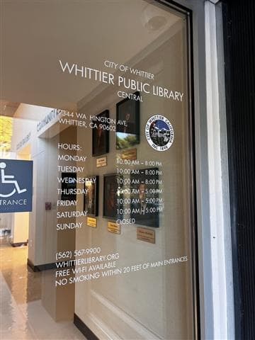 Whittier Public Library Avatar