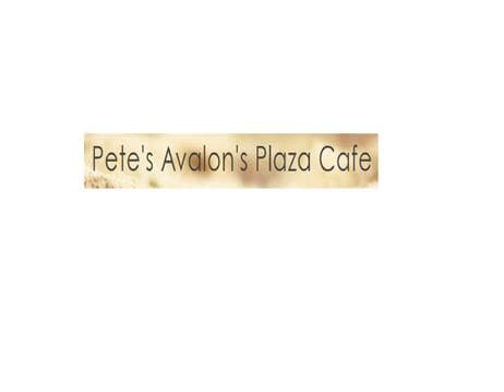 Avalon's plaza cafe Avatar