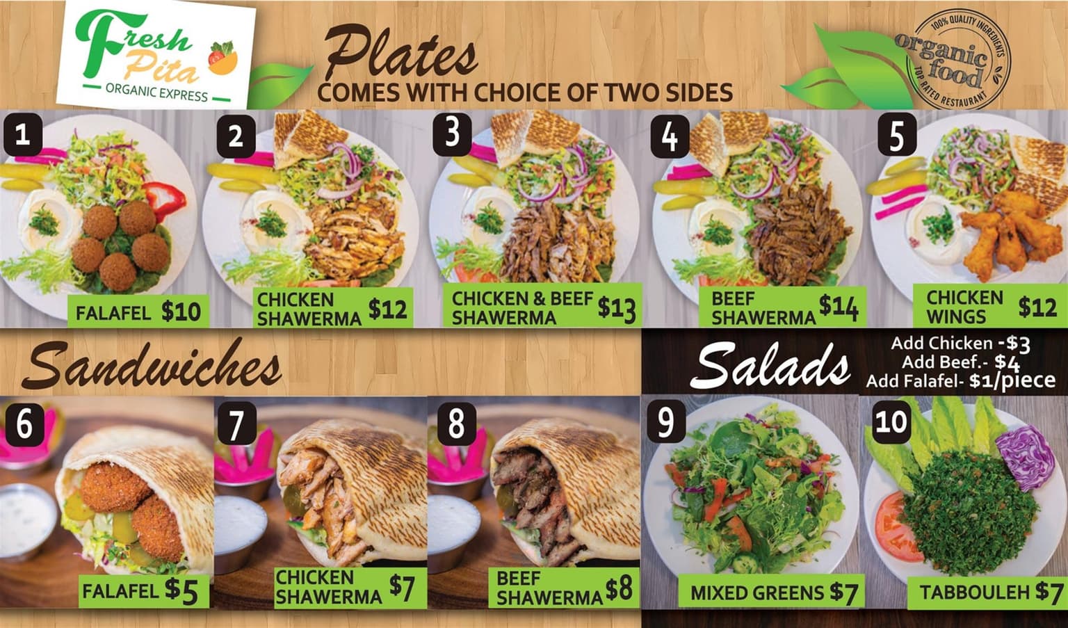 Fresh Pita Organic Express