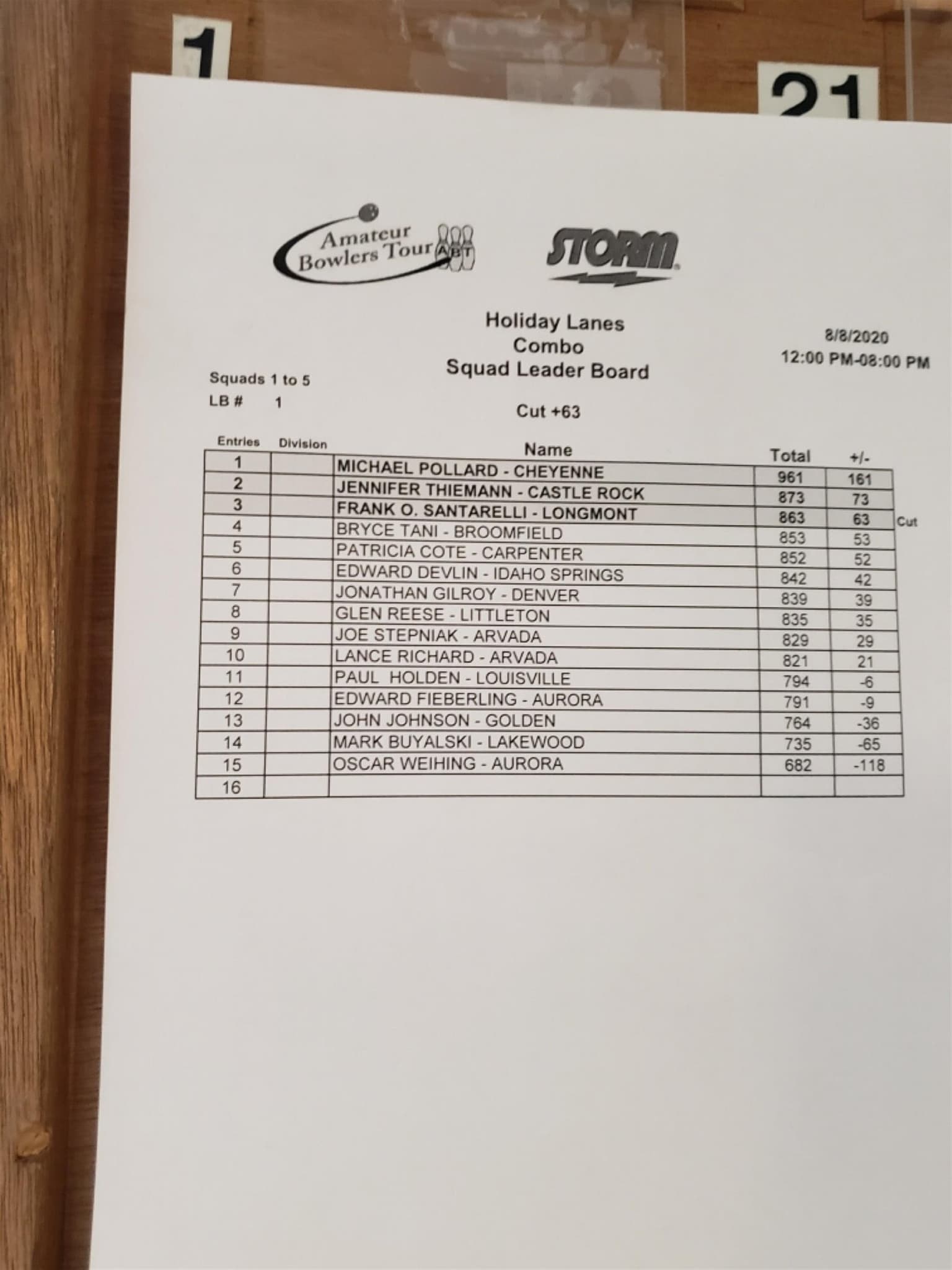 Holiday Bowling & Billards