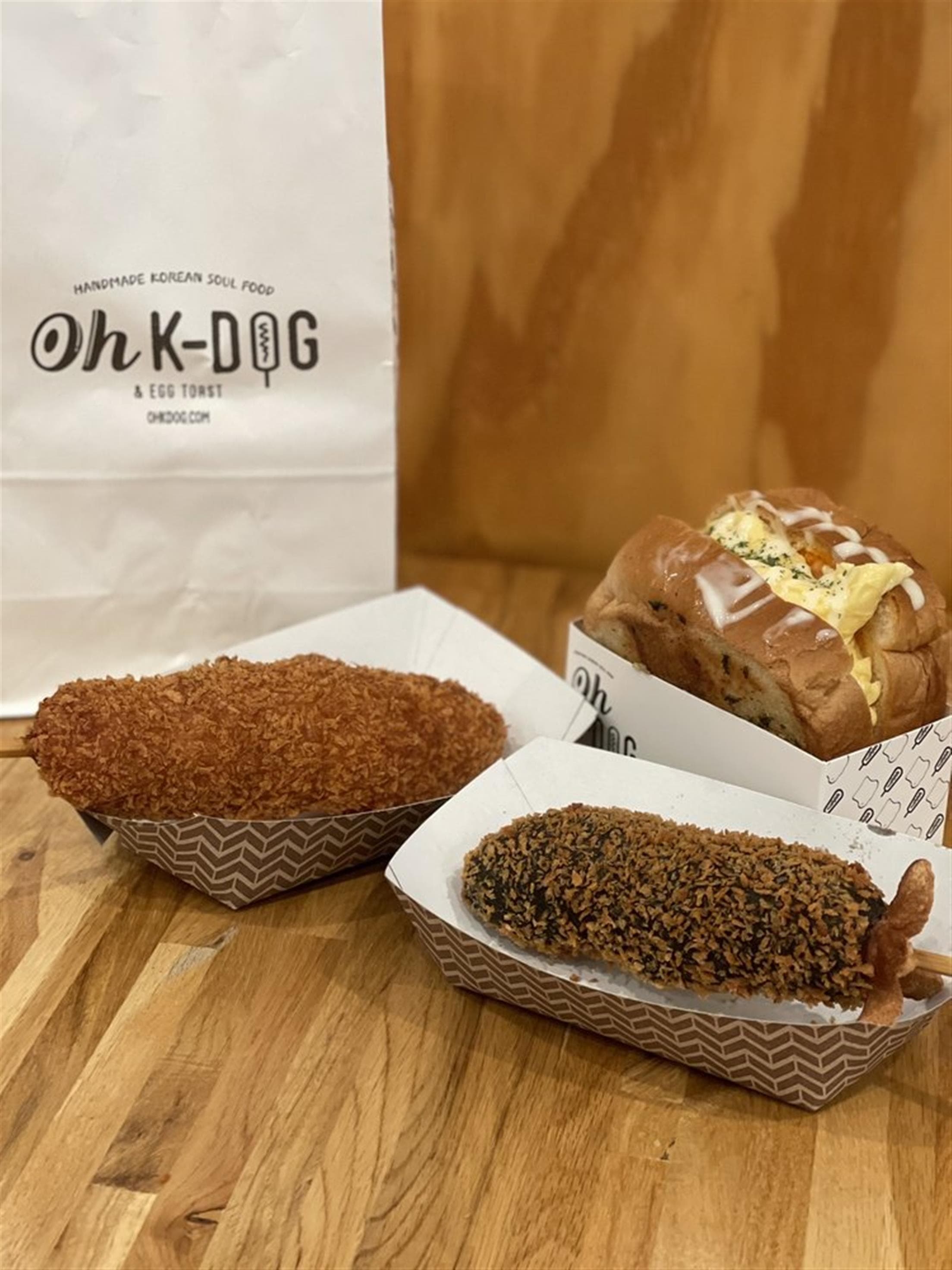 Oh K Dog & Egg Toast
