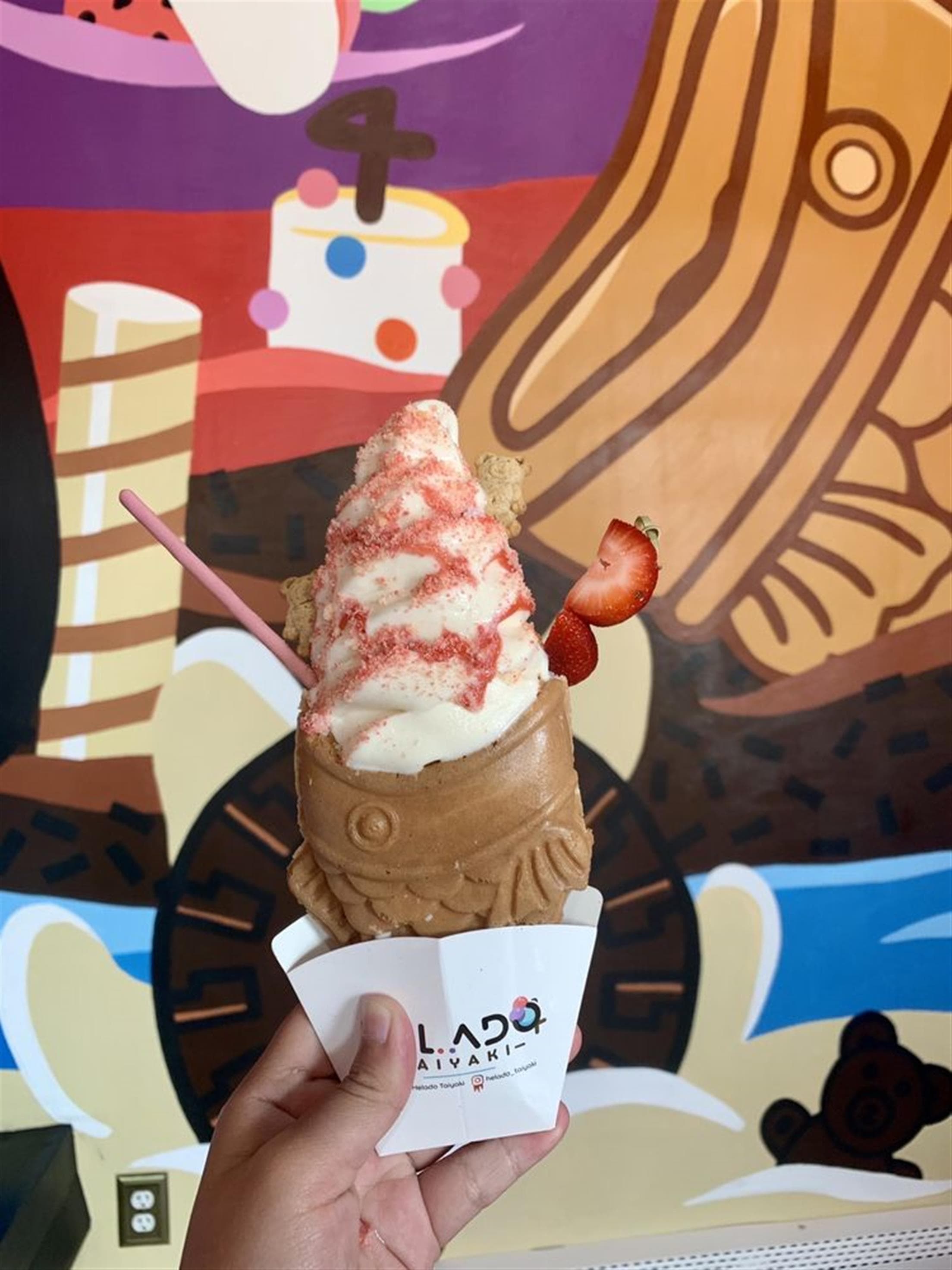 Helado Takiyaki