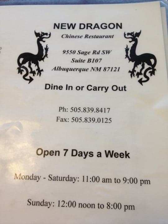 New Dragon Restaurant