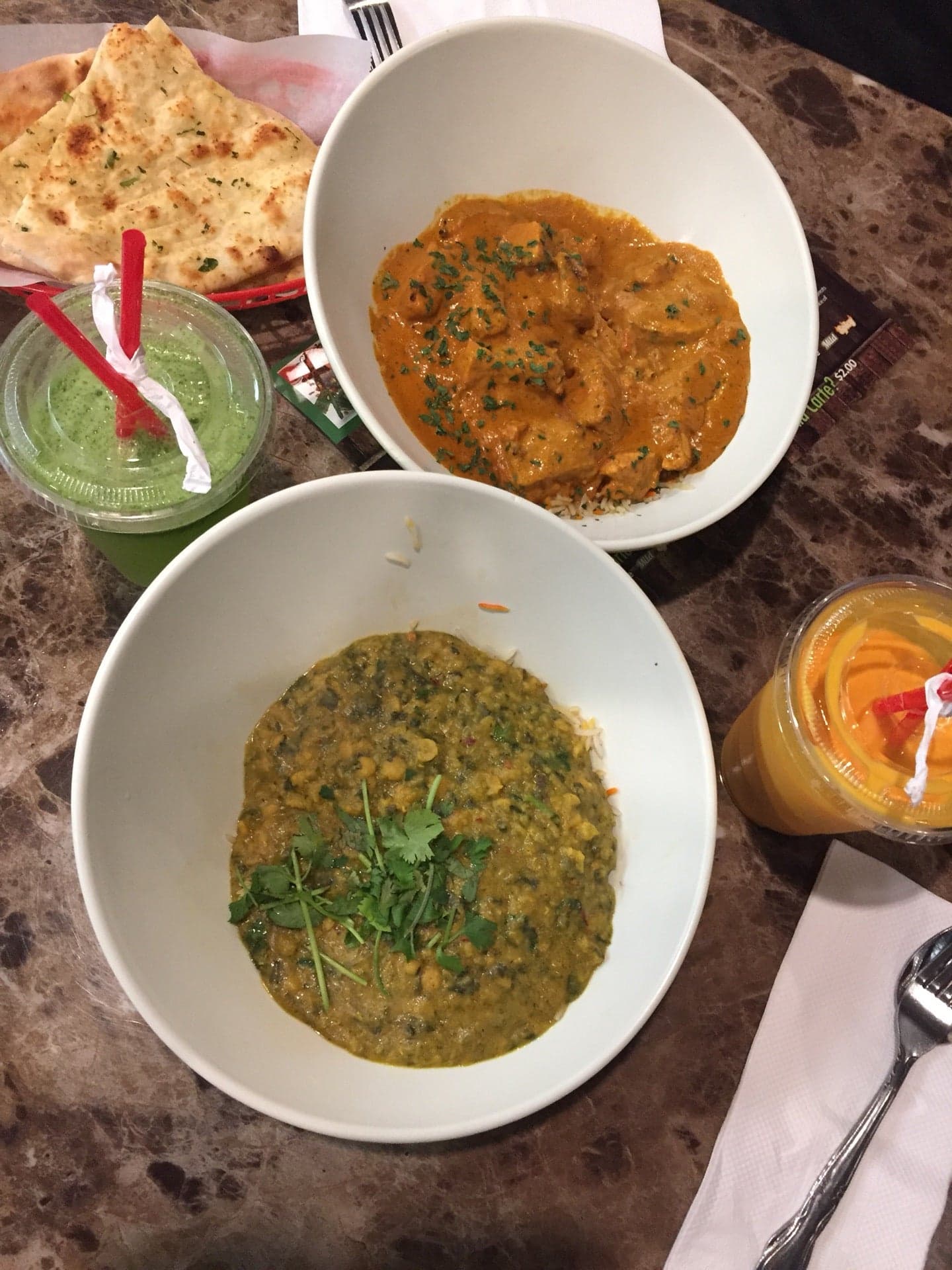 Tikka Wraps & Curry Bowls