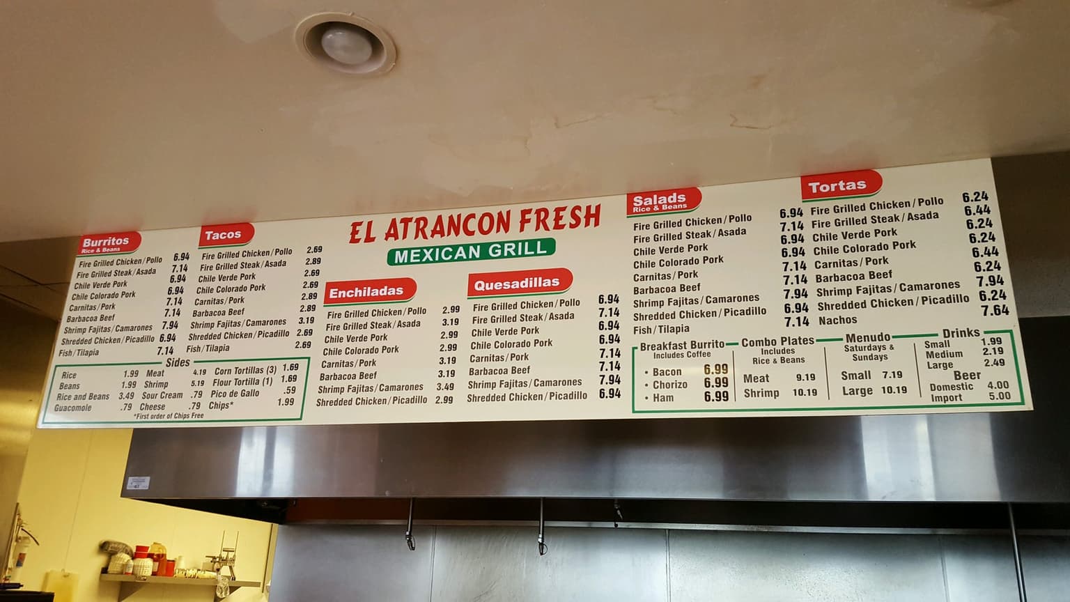El Atrancon Fresh Mexican Grill